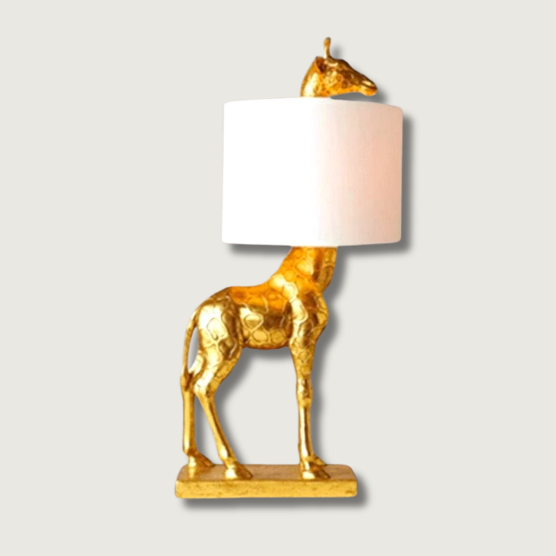 Lampe de Table Girafe Design - Élégance Naturelle et Durable