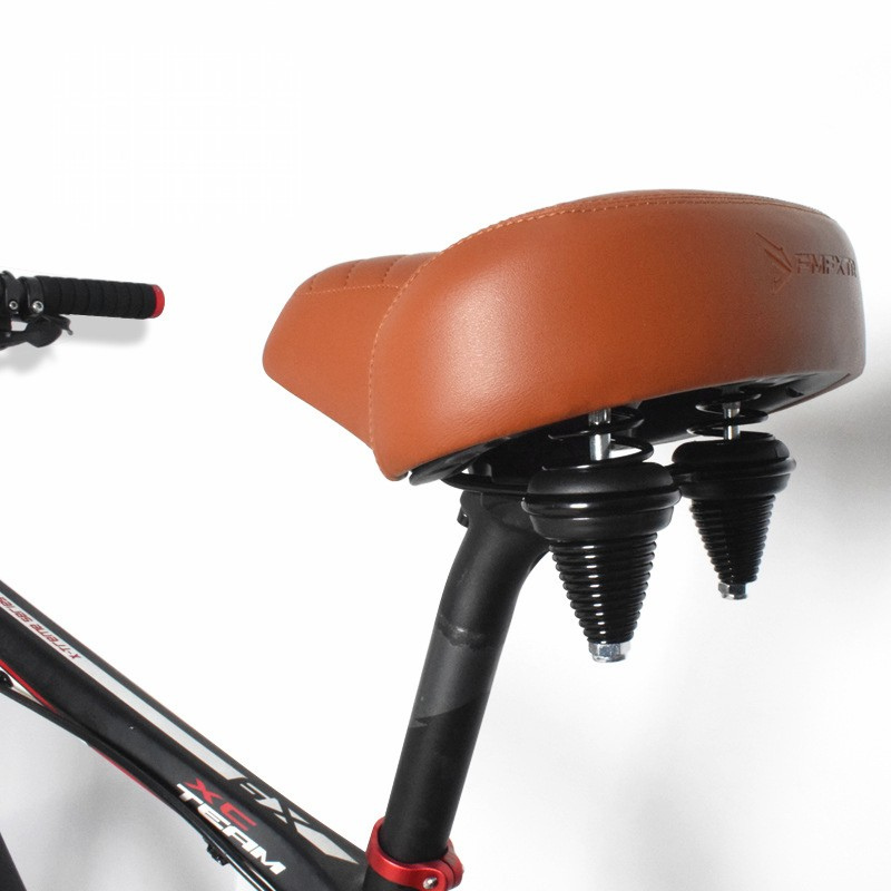 Selle de Vélo Ergonomique Confortable - Design Surdimensionné avec Absorption des Chocs