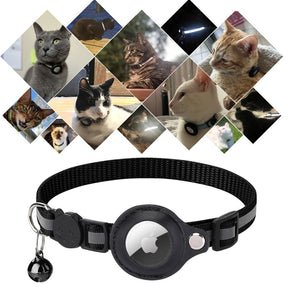 Collier GPS pour Chat Sécurisé - Design Réfléchissant et Dégagement Rapide