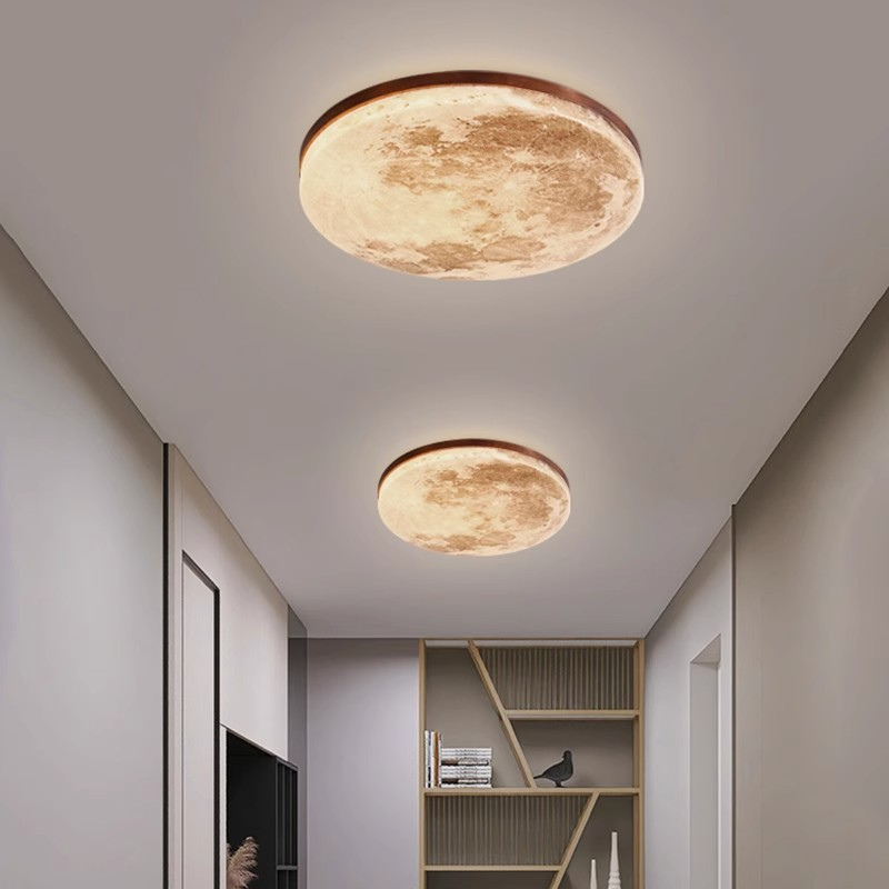 Lampe de Plafond Élégante en Bois - Design Minimaliste et Éclairage Accueillant