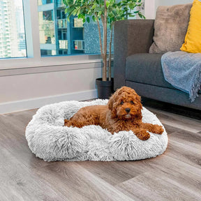 Lit pour Chien en Mousse à Mémoire - Confort Optimal et Doublure Imperméable