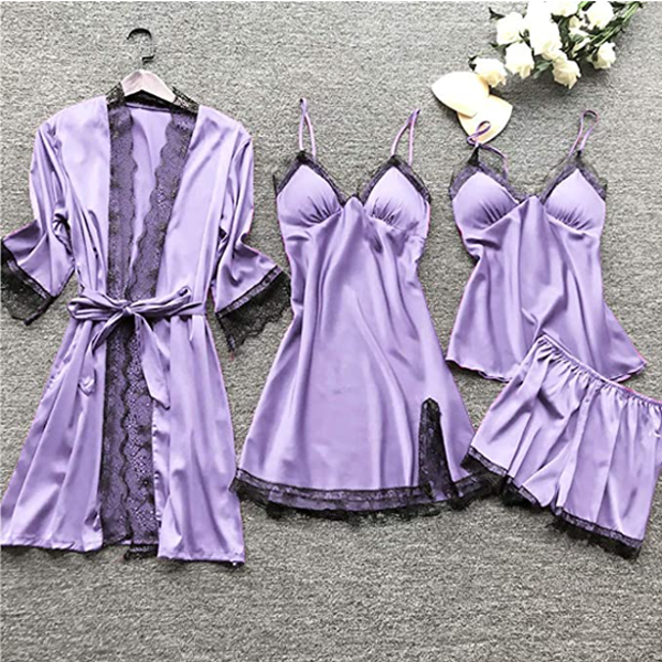 Ensemble de Pyjama de Luxe - Confort Ultime en Velours Soyeux