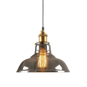 Lampe Suspendue Industrielle en Verre - Design Élégant et Minimaliste