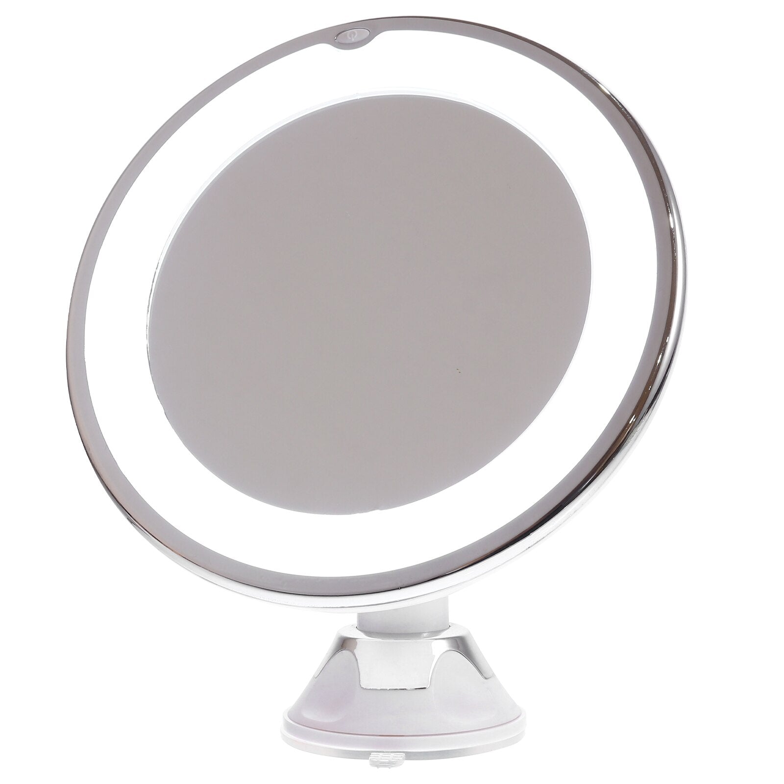 Miroir de Maquillage LED Agrandissement 10x - Rotation 360° et Éclairage Naturel