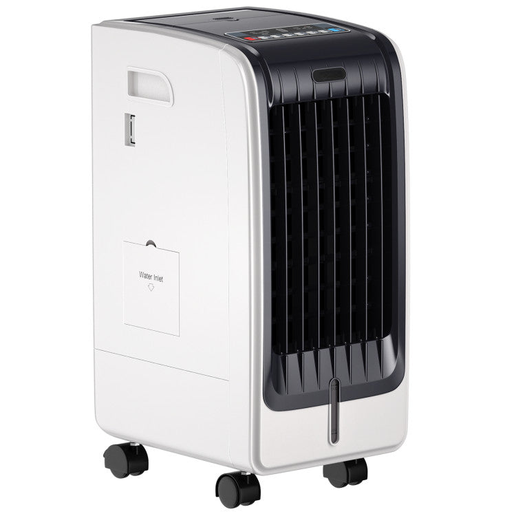 Refroidisseur d'Air Portable 110V - Ventilateur à 3 Vitesses et Minuteur 8 Heures