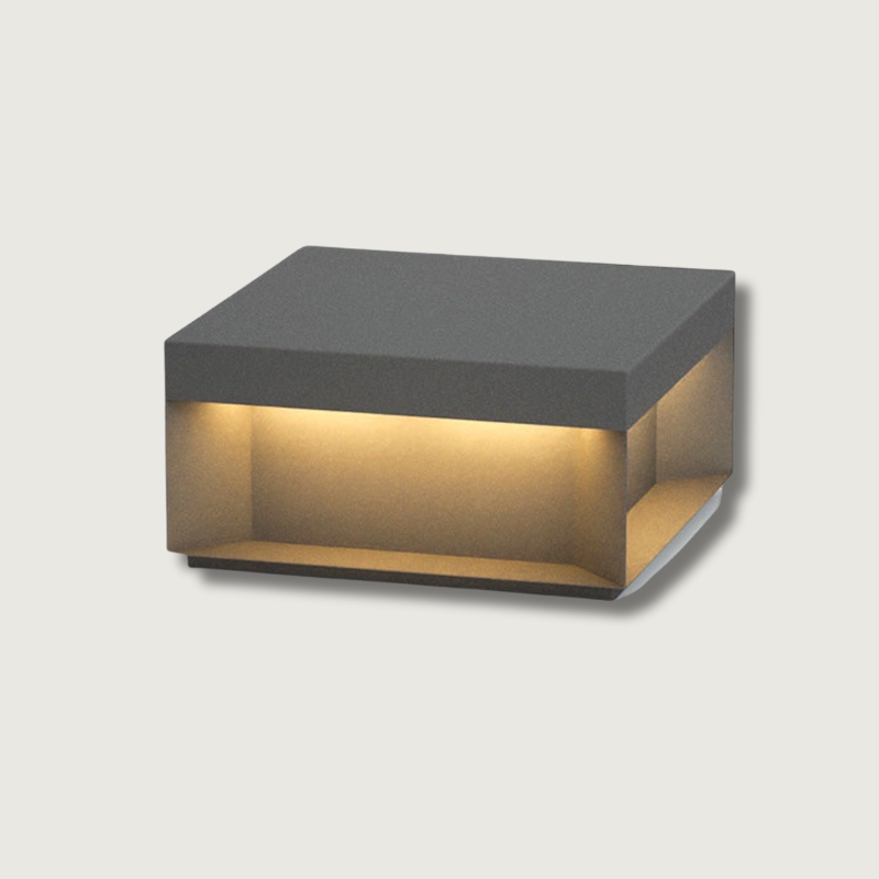 Lampe d'extérieur moderne avec capteur - Éclairage intelligent et résistant aux intempéries