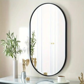 Miroir Ovale Élégant pour Intérieur - Design Raffiné et Installation Facile