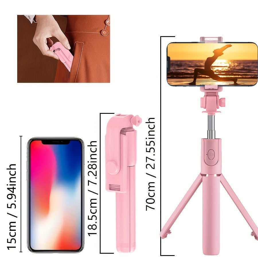 Bâton à Selfie Flexible 360° - Télécommande Sans Fil et Compact pour Voyage