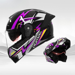 Casque de Moto Modulaire Hommes - Protection Ultime et Confort Supérieur