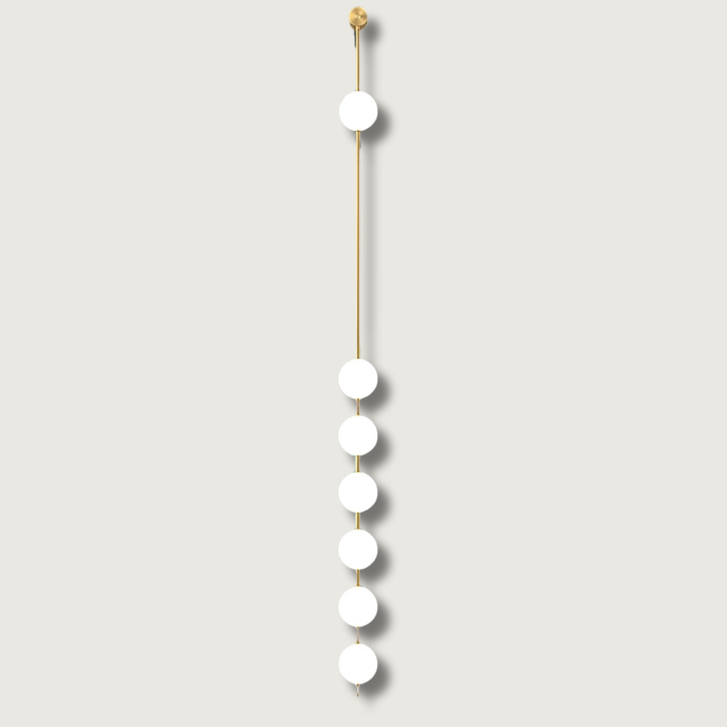 Applique Murale Moderne avec Accents Dorés - Éclairage Durable et Économe en Énergie