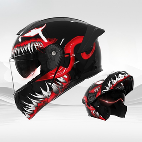 Casque de Moto Modulaire Hommes - Protection Ultime et Confort Supérieur