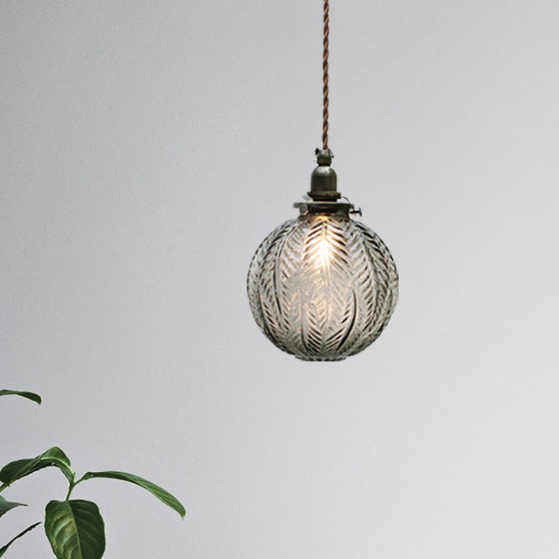 Lampe Suspendue Vintage Sphérique - Élégance Classique pour Votre Intérieur