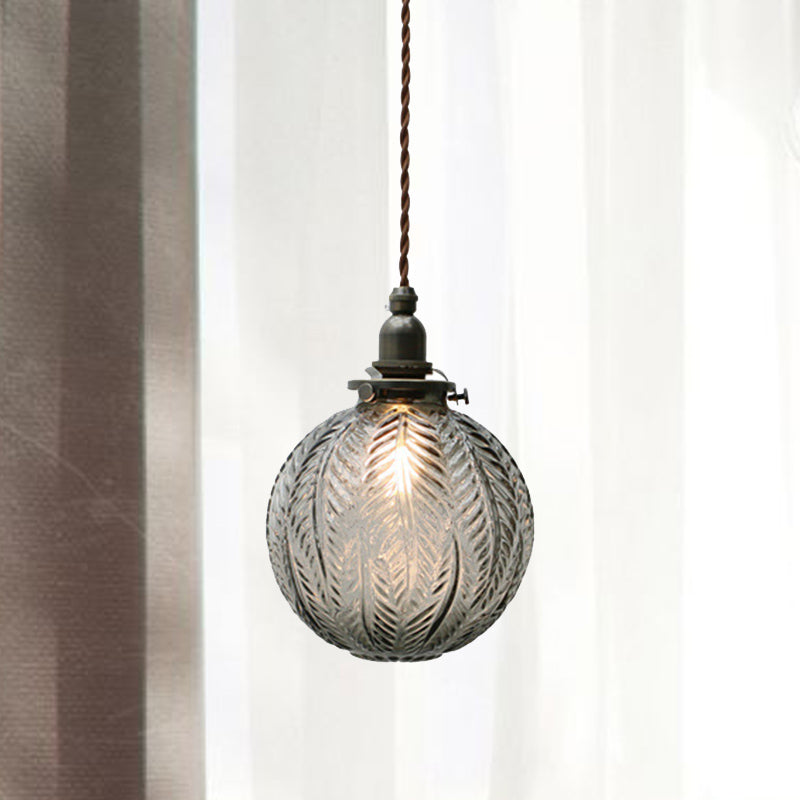 Lampe Suspendue Vintage Sphérique - Élégance Classique pour Votre Intérieur