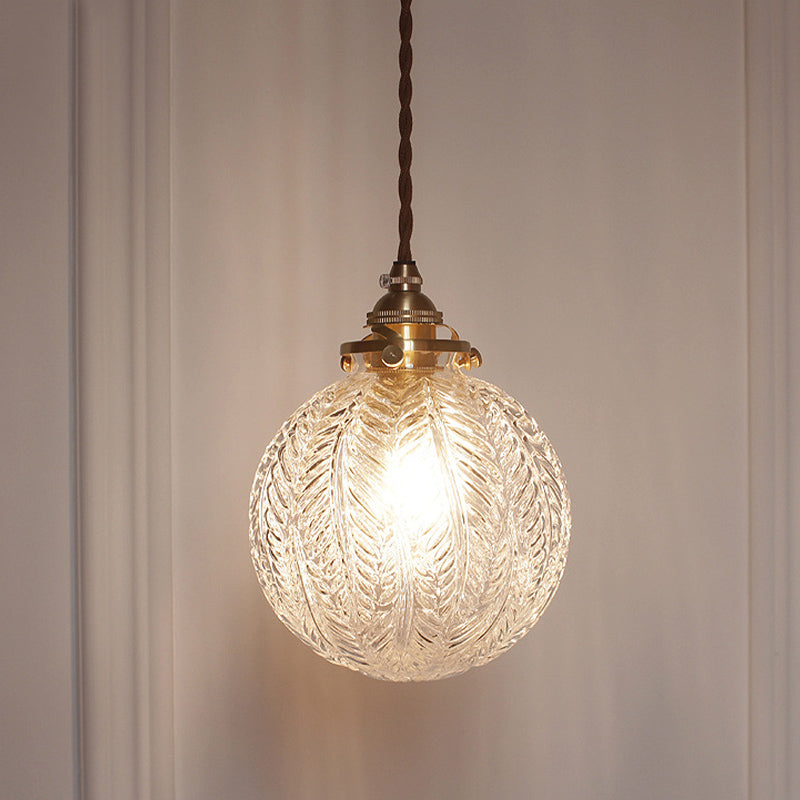 Lampe Suspendue Vintage Sphérique - Élégance Classique pour Votre Intérieur