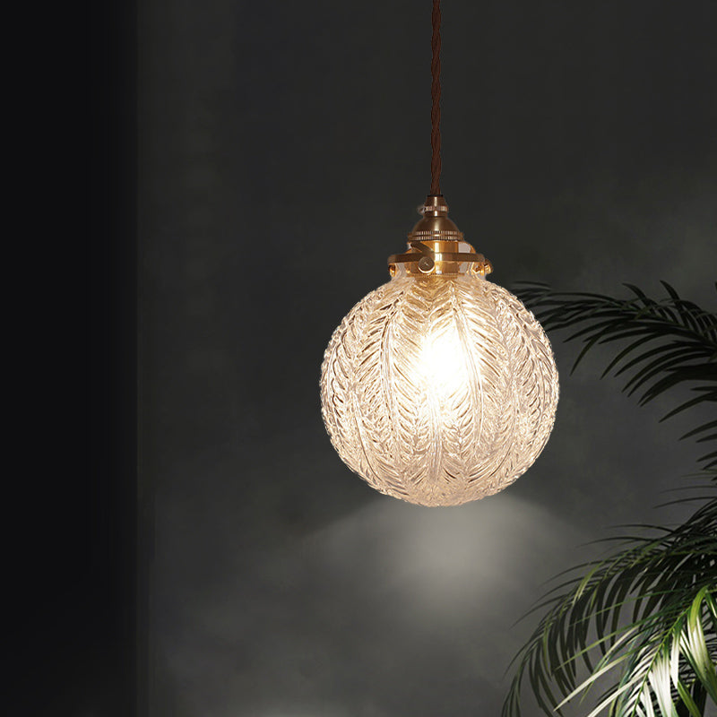 Lampe Suspendue Vintage Sphérique - Élégance Classique pour Votre Intérieur