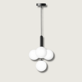 Suspension en Verre et Aluminium - Élégance Contemporaine pour Votre Espace