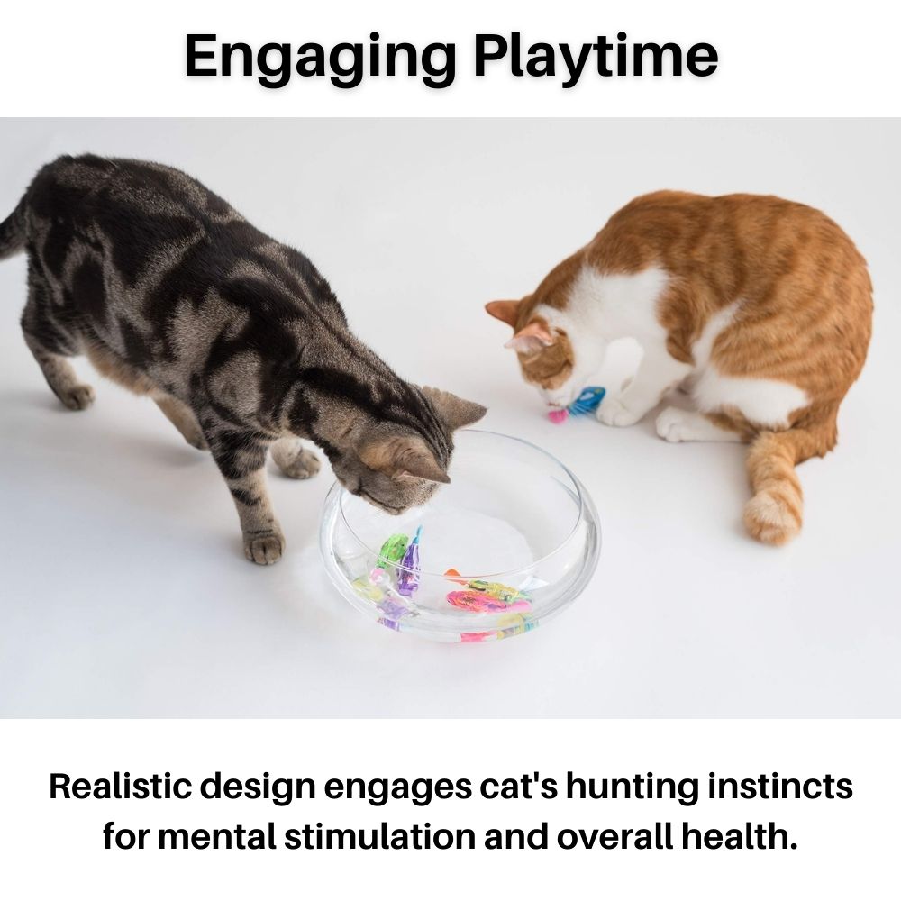 Jouets Interactifs pour Chats - Mouvement de Nage et Lumières Fascinantes
