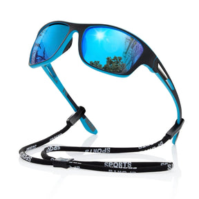 Lunettes de Soleil Polarisantes pour Sport - Protection UV400 et Confort Léger