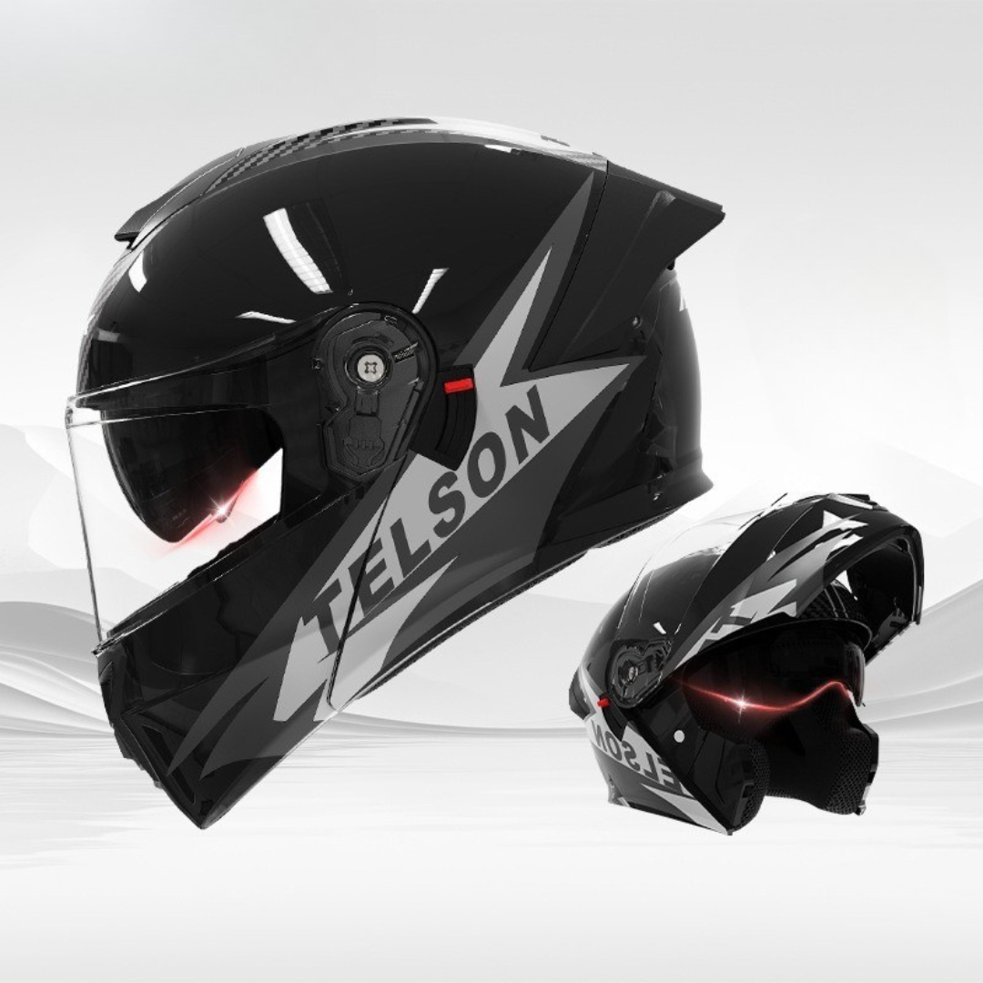 Casque de Moto Modulaire Hommes - Protection Ultime et Confort Supérieur