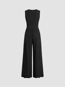 Combinaison à Jambes Larges Élégante - Confort et Style pour Toutes Occasions