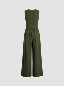Combinaison à Jambes Larges Élégante - Confort et Style pour Toutes Occasions