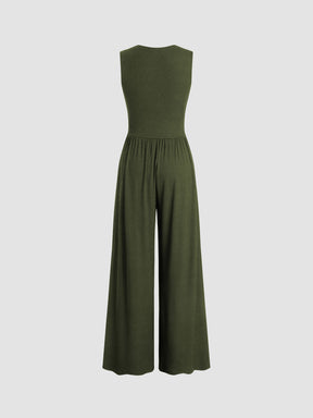 Combinaison à Jambes Larges Élégante - Confort et Style pour Toutes Occasions