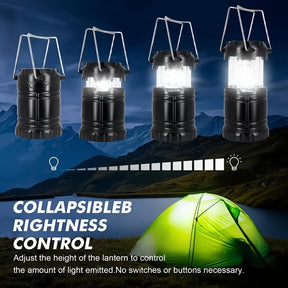 Lampe de Secours LED Rechargeable - Pliable et Luminosité Ajustable