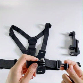 Ceinture de Poitrine Ajustable pour Smartphone - Tournage Mains Libres et Confort Optimal