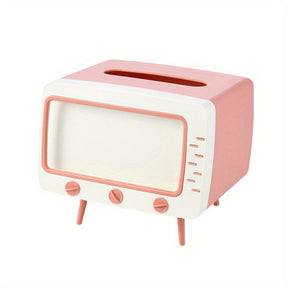 Support de Boîte à Mouchoirs Rétro - Accessoire Multifonctionnel pour Maison et Bureau