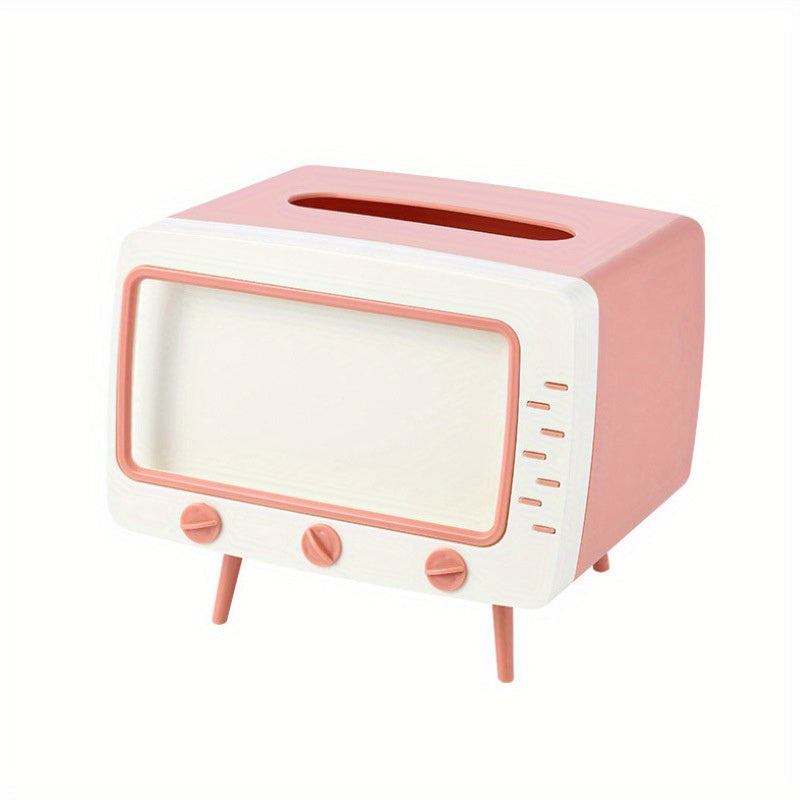 Support de Boîte à Mouchoirs Rétro - Accessoire Multifonctionnel pour Maison et Bureau