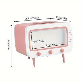 Support de Boîte à Mouchoirs Rétro - Accessoire Multifonctionnel pour Maison et Bureau