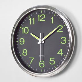 Horloge Murale Silencieuse Rétroéclairée - Design Élégant et Ambiance Apaisante