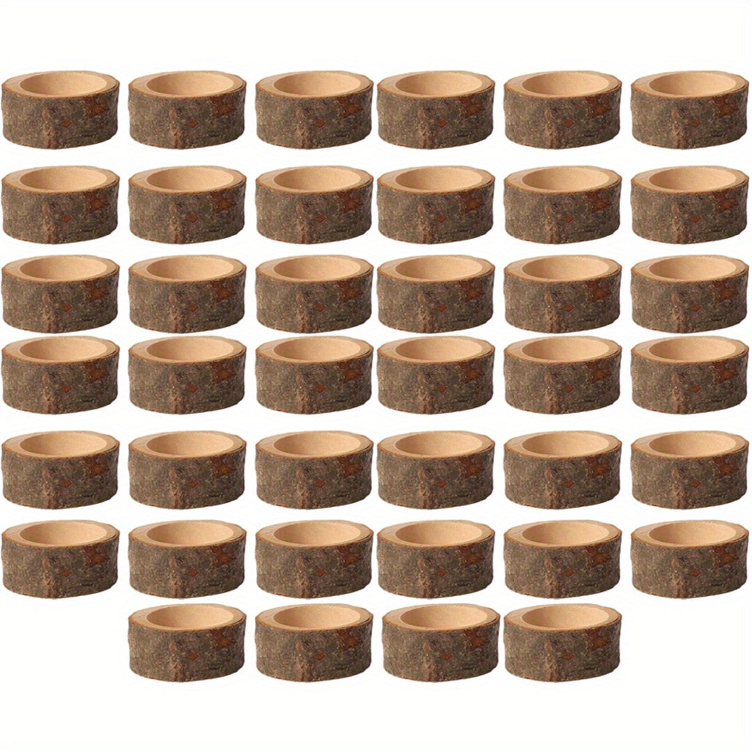 Porte-Teintes en Bois Naturel - Ambiance Chaleureuse pour Événements
