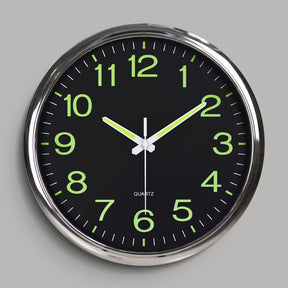 Horloge Murale Silencieuse Rétroéclairée - Design Élégant et Ambiance Apaisante