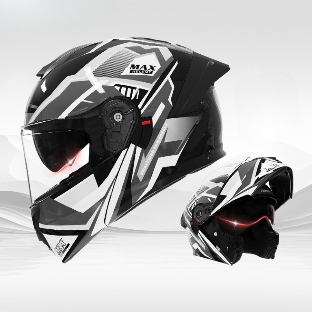 Casque de Moto Modulaire Hommes - Protection Ultime et Confort Supérieur