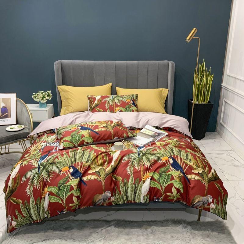 Ensemble de Couette en Coton Égyptien - Luxe Respirant et Confort Ultime