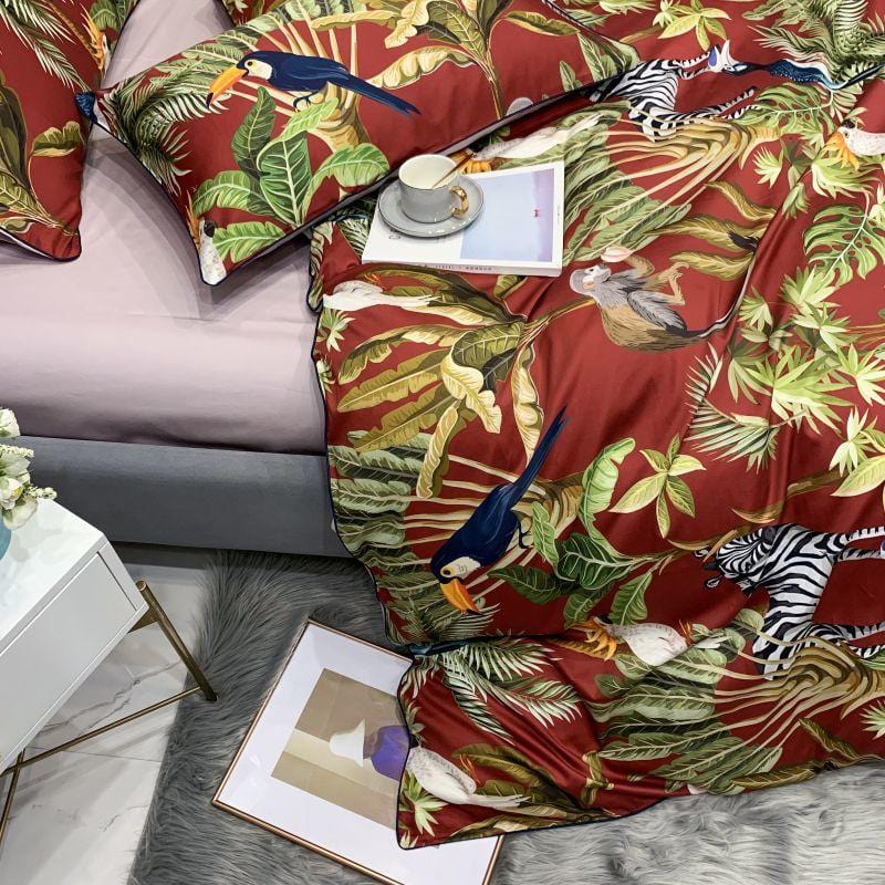 Ensemble de Couette en Coton Égyptien - Luxe Respirant et Confort Ultime