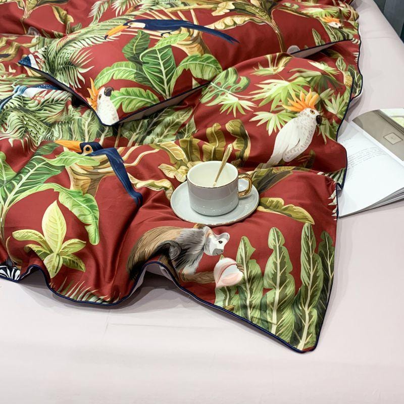 Ensemble de Couette en Coton Égyptien - Luxe Respirant et Confort Ultime