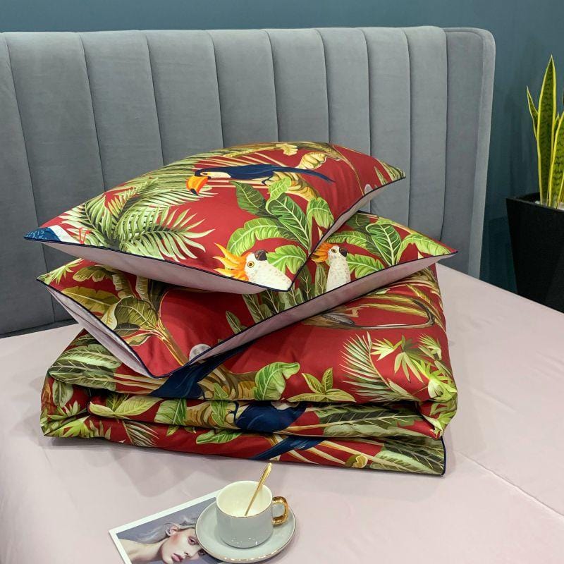 Ensemble de Couette en Coton Égyptien - Luxe Respirant et Confort Ultime