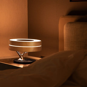 Lampe de Bureau Multifonctionnelle - Éclairage, Musique et Charge Sans Fil