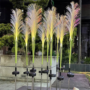 Lampe Solaire de Jardin à Changement de Couleur - Résistante aux Intempéries et Économique