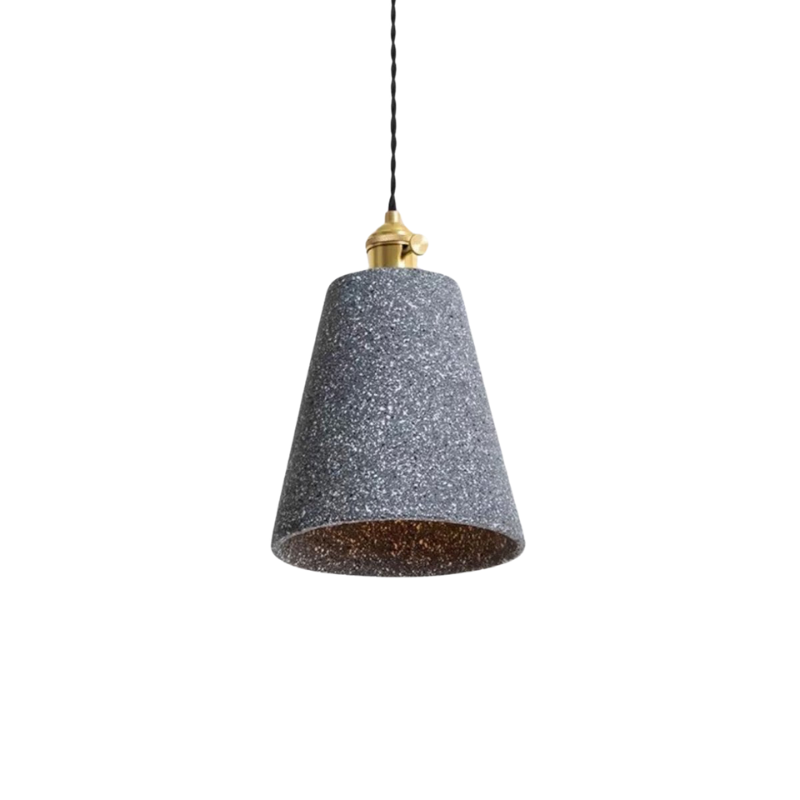 Lampe Suspendue en Béton Design - Élégance Industrielle et Cordon Réglable