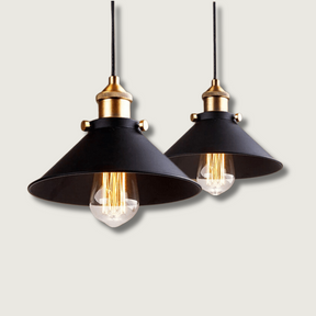 Lampe Suspendue Industrielle Réglable - Design Flexible et Matériaux Durables