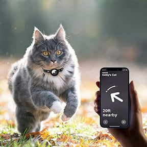 Collier GPS pour Chat Sécurisé - Design Réfléchissant et Dégagement Rapide