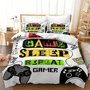 Literie Gamer pour Enfants - Design Cool et Confortable