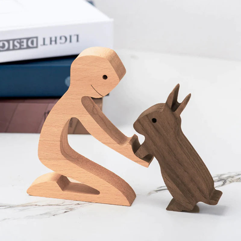 Figurines Animalières en Bois - Décoration Écologique et Artisanale