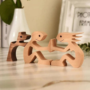 Figurines Animalières en Bois - Décoration Écologique et Artisanale
