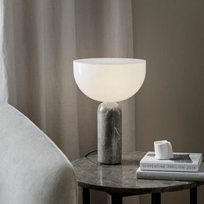 Lampe de Table en Marbre - Élégance et Éclairage Chaleureux
