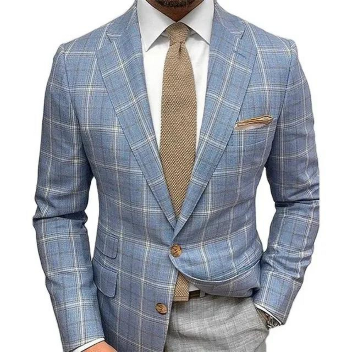 Veste Réversible à Rayures Bleues - Confort Élégant et Polyvalent