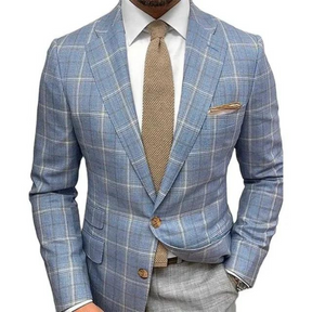 Veste Réversible à Rayures Bleues - Confort Élégant et Polyvalent